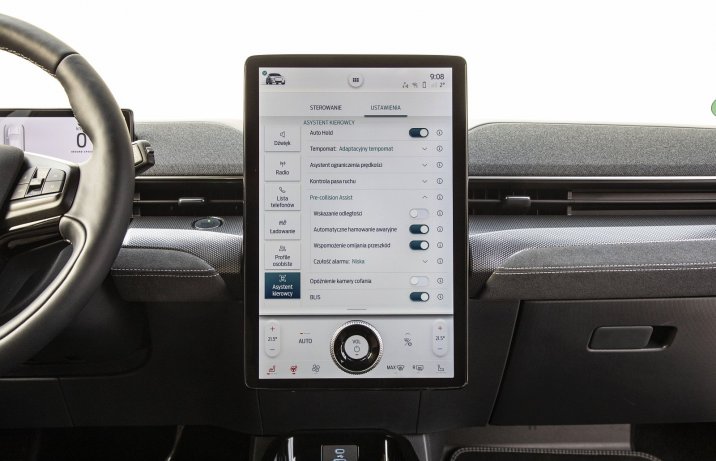 Ford Mustang Mach-E systemy wspomagające aktywne bezpieczeństwo