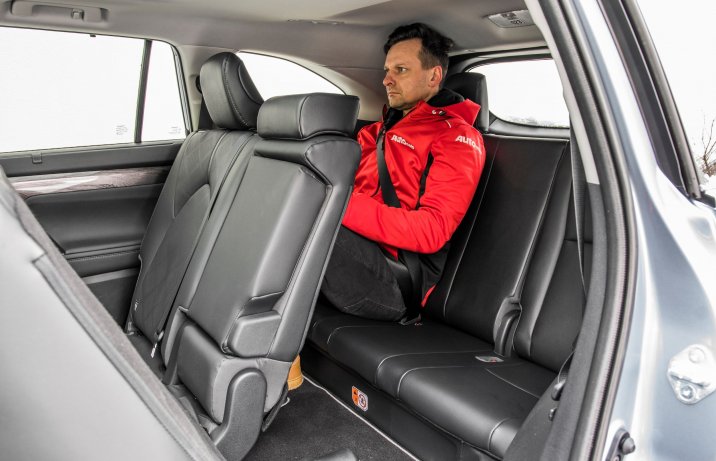 Toyota Highlander 2.5 Hybrid fotele trzeciego rzędu