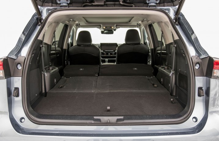 Toyota Highlander 2.5 Hybrid bagażnik pojemność maksymalna