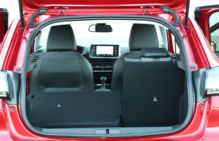 Peugeot 208 – bagażnik