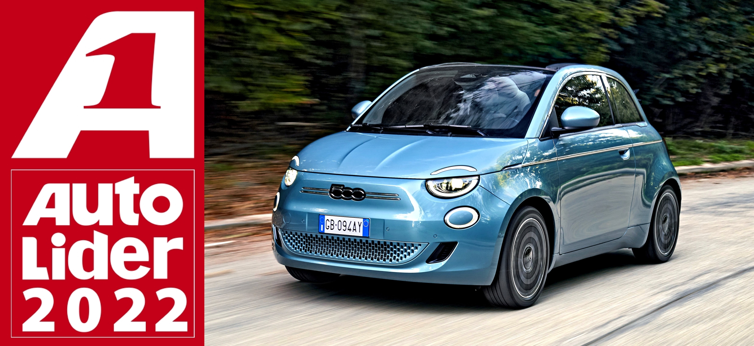 Fiat 500 z logo Auto Lider 2022