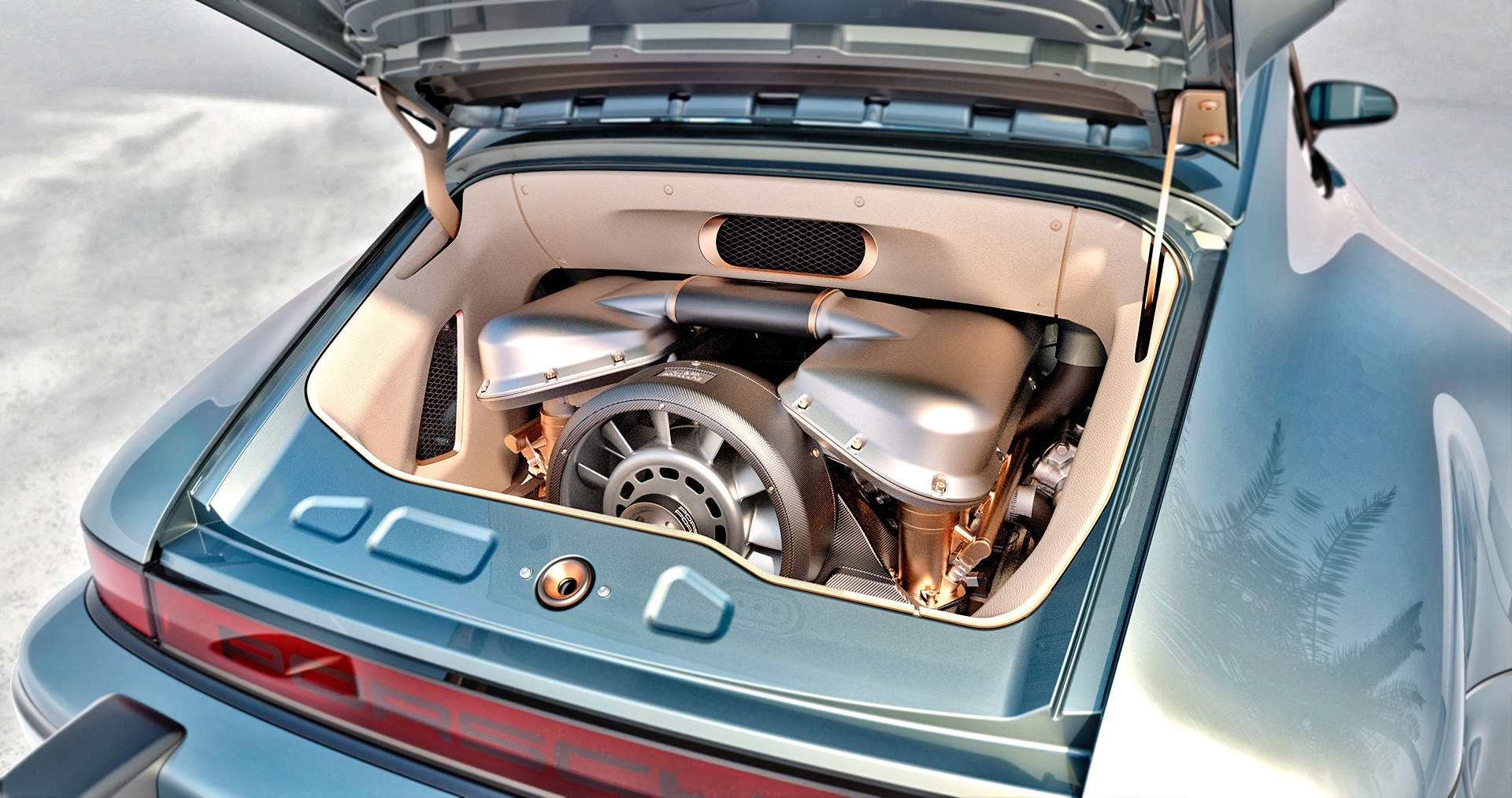 Singer Turbo Study – Porsche 911 silnik