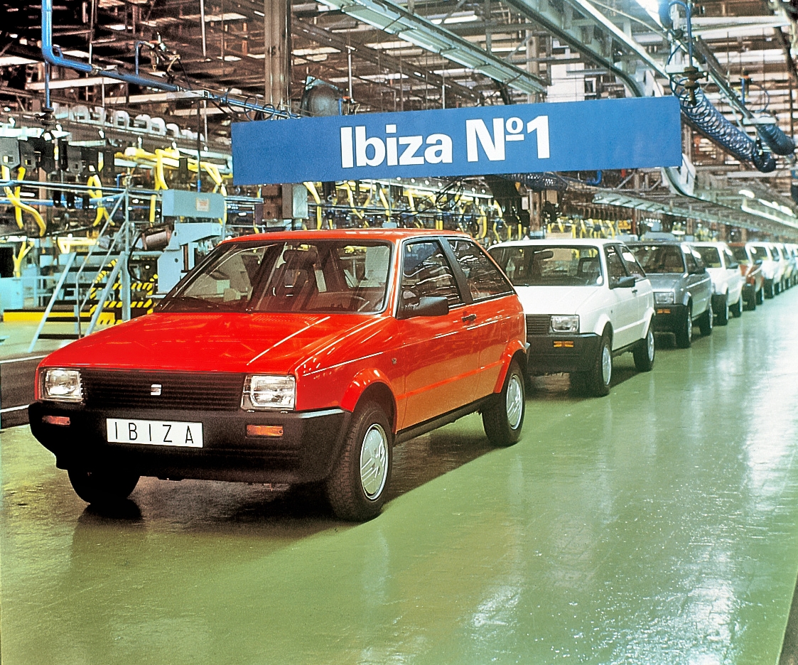 Seat Ibiza I w fabryce