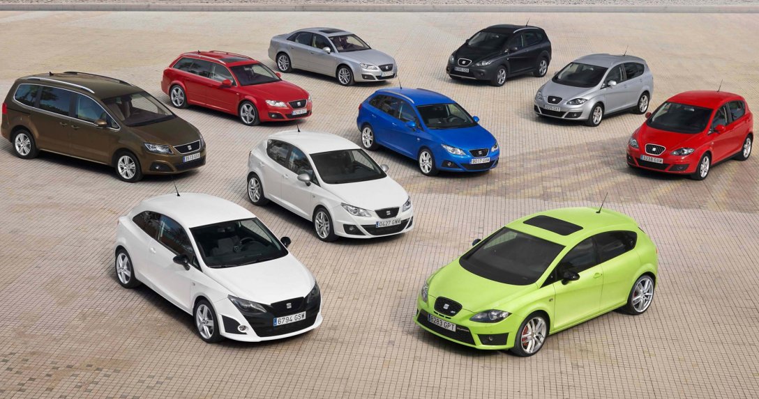 gama samochodów Seata