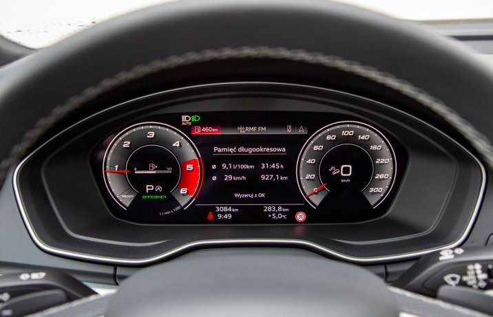 Audi Q5 40 TDI quattro S tronic – ekran wskaźników