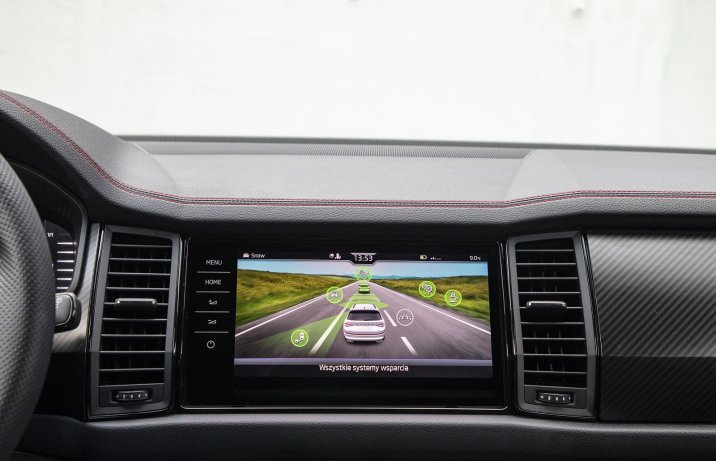 Skoda Kodiaq RS (2022) – systemy wspomagające