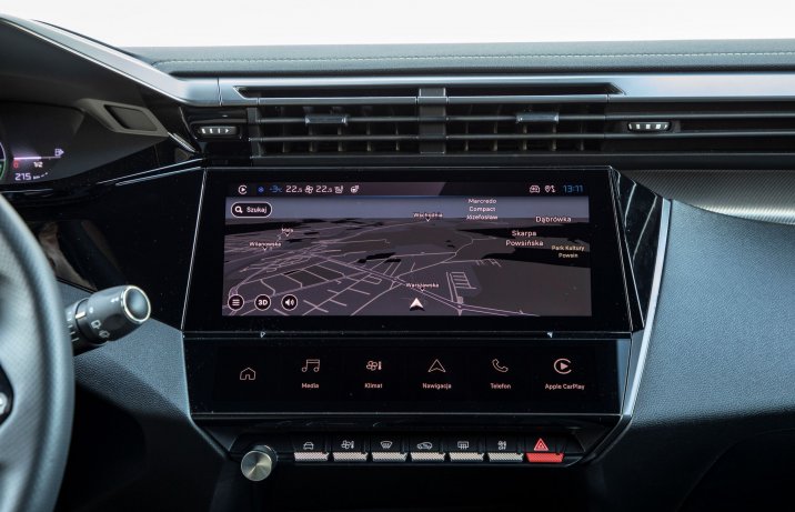 Peugeot 308 - nawigacja