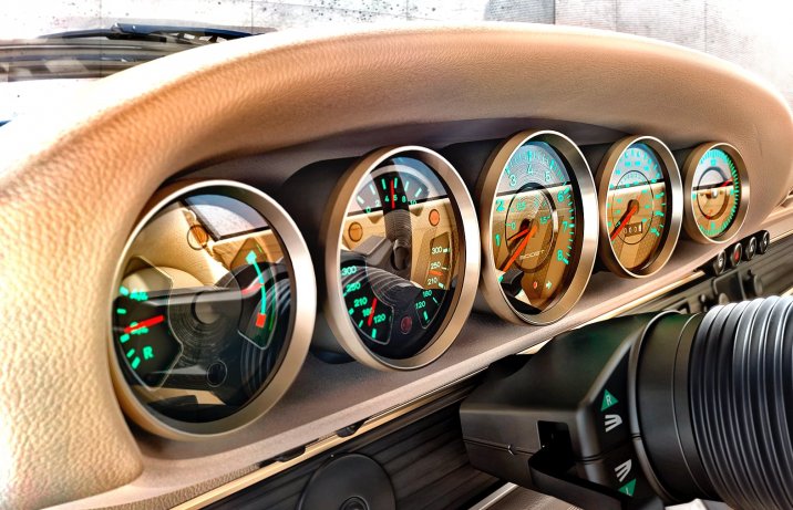 Singer Turbo Study – Porsche 911: wskaźniki