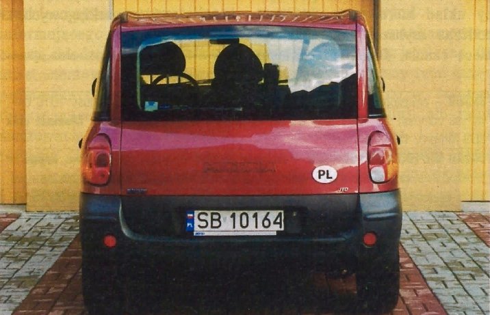 Fiat Multipla – tył