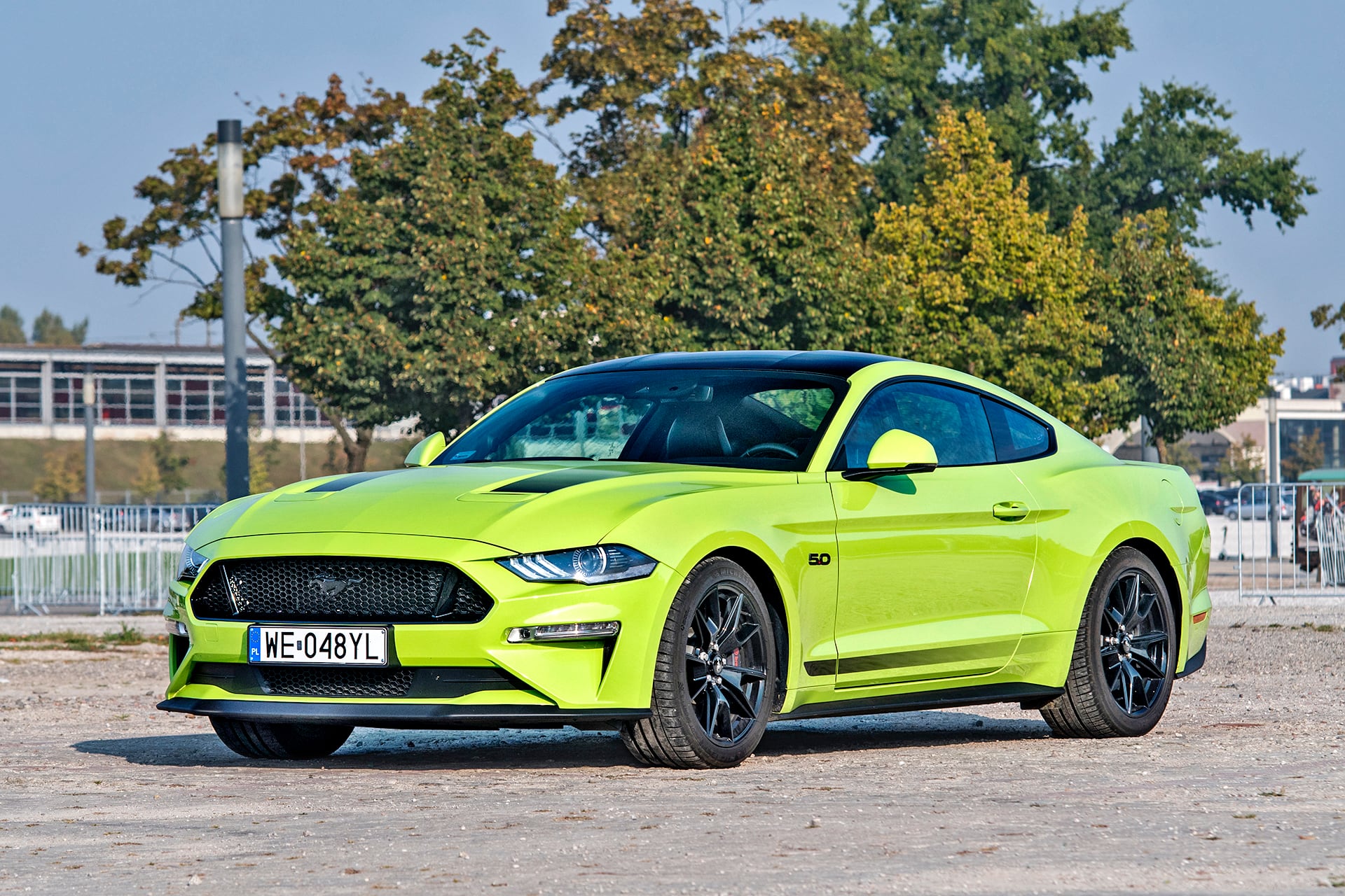 Ford Mustang przód i bok