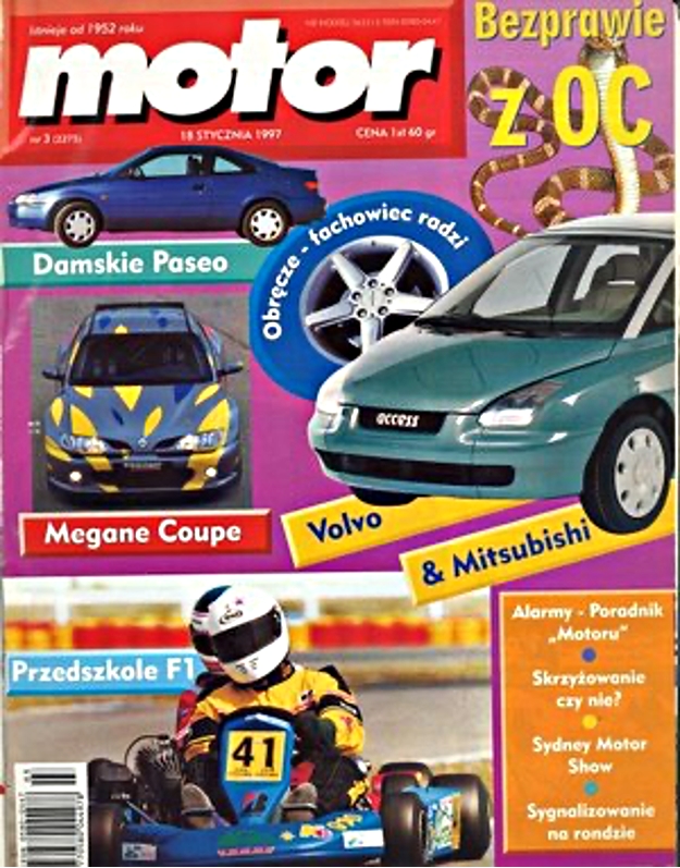Motor nr 3 z 1997 okładka