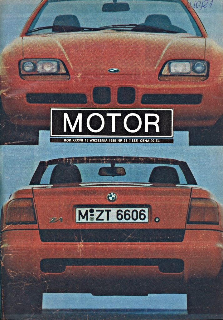 Motor nr 33 z 1988 r. okładka