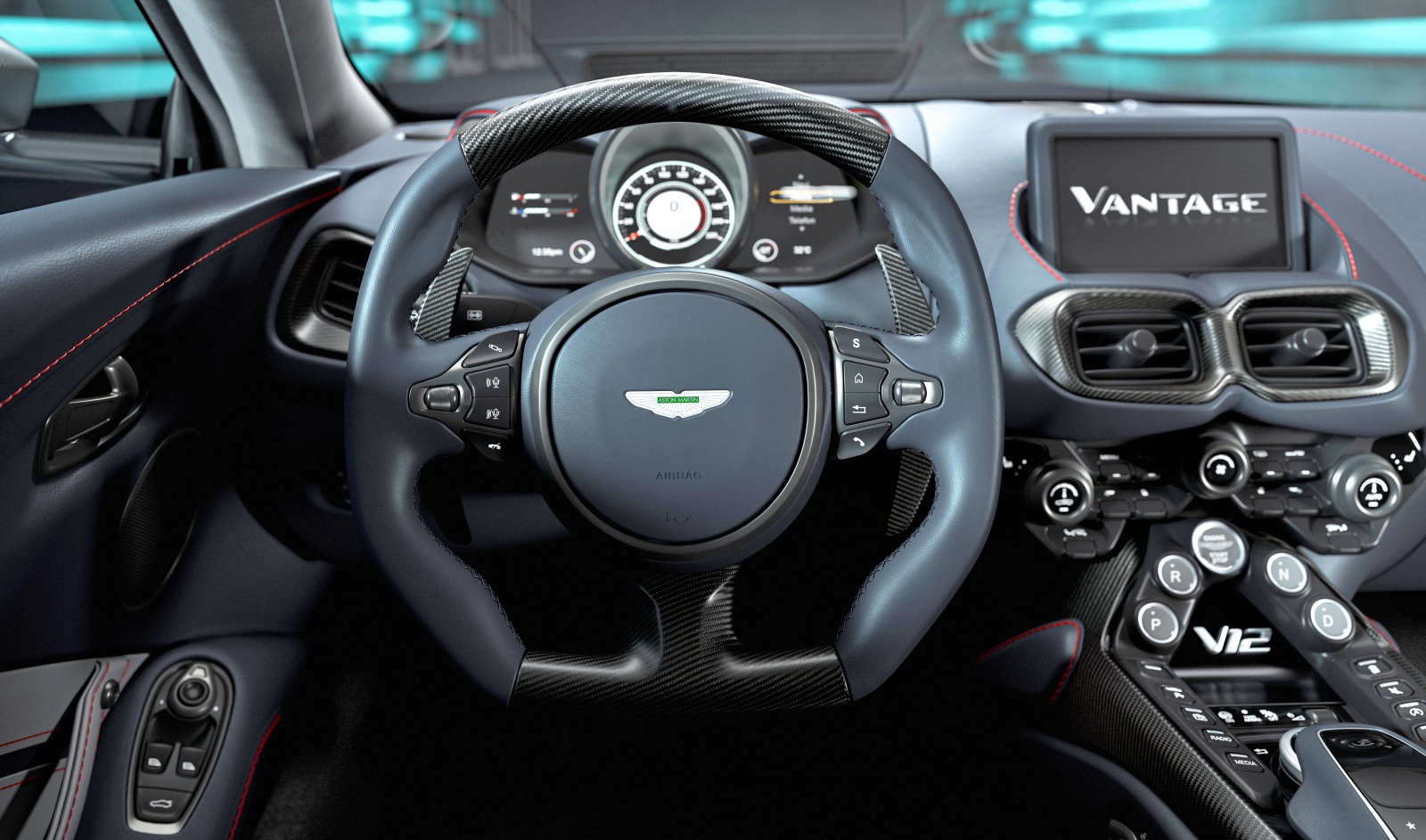 aston_martin_V12_vantage_deska_rozdzielcza