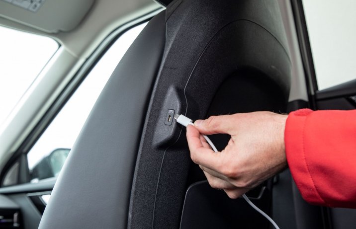 Kia EV6 - gniazdo USB-C