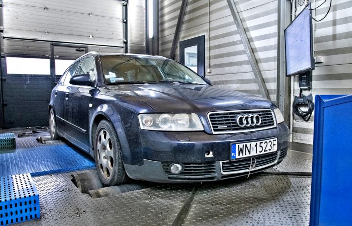 pomiar mocy Audi A4