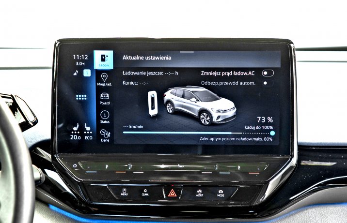 Volkswagen ID.4 GTX -ładowanie akumulatora