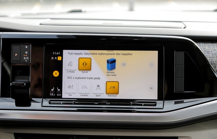 Volkswagen Multivan - tryby jazdy