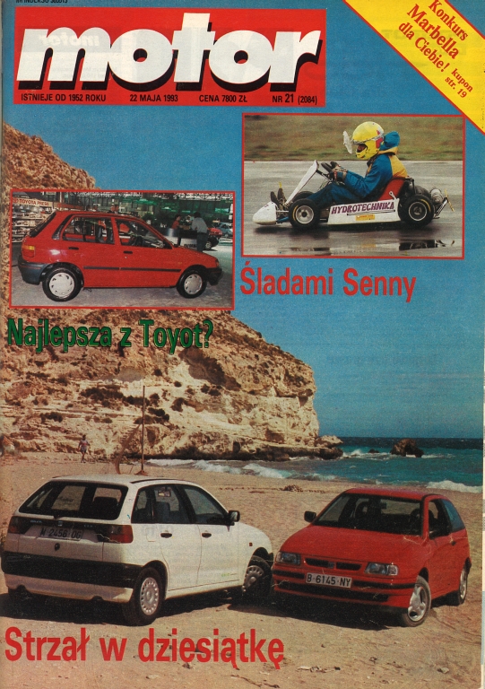 Motor nr 21 z 22 maja 1993 r okladka