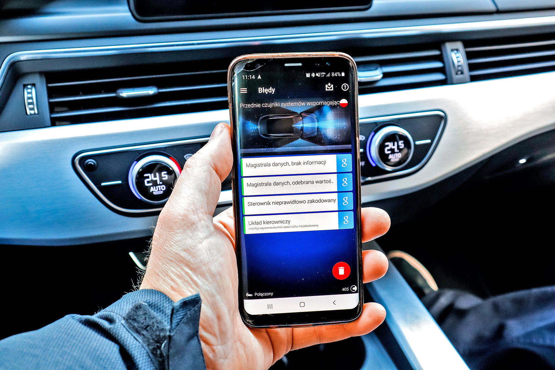 kasowanie błędów OBDeleven