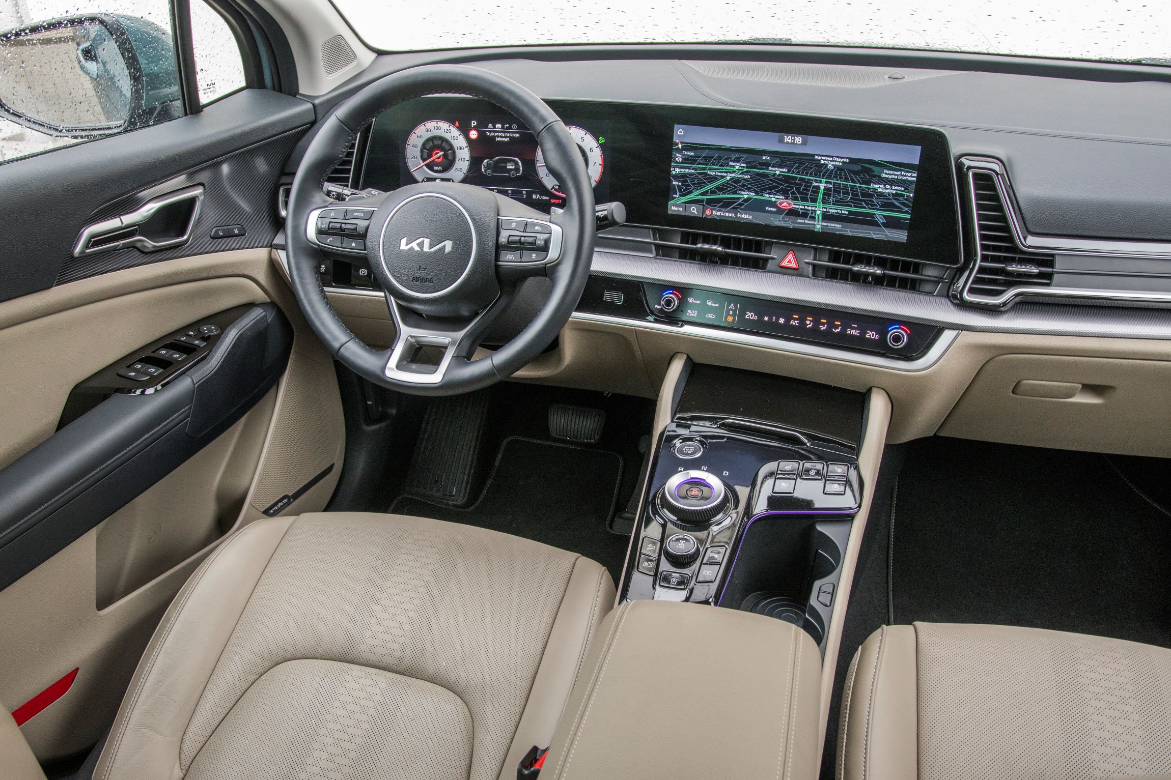 Kia Sportage - kokpit
