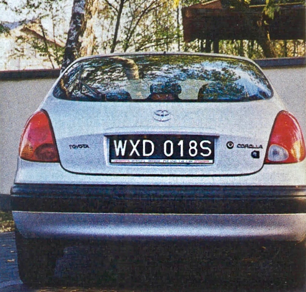 Toyota Corolla VIII tył