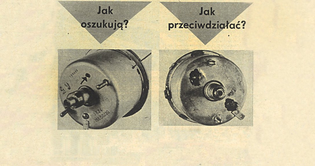 kręcenie liczników zdjęcie otwierające artykuł z Motoru z 1966 roku