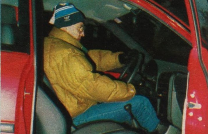 Toyota Starlet – kierowca na fotelu