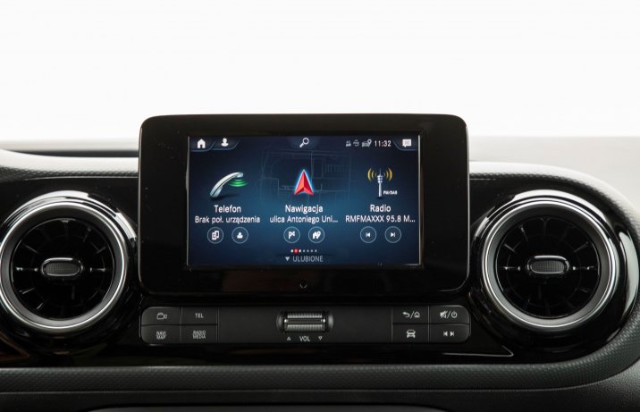 Mercedes Citan - ekran centralny