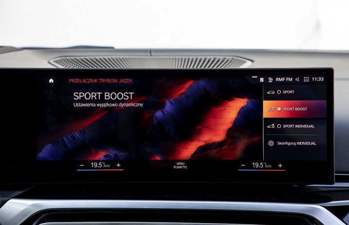 BMW i4 M50 (2022) - test - tryby jazdy