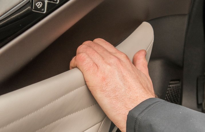 DS 4 - uchwyt w drzwiach