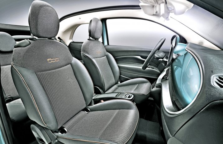 Nowy Fiat 500 - fotele