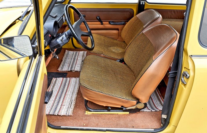Trabant 601 S – fotele
