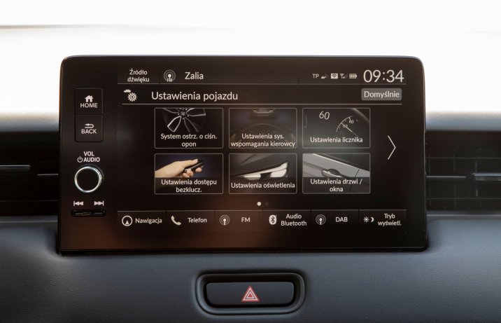 Honda HR-V - ekran centralny