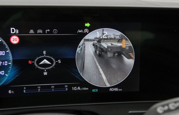 Kia Sportage - podgląd martwego pola