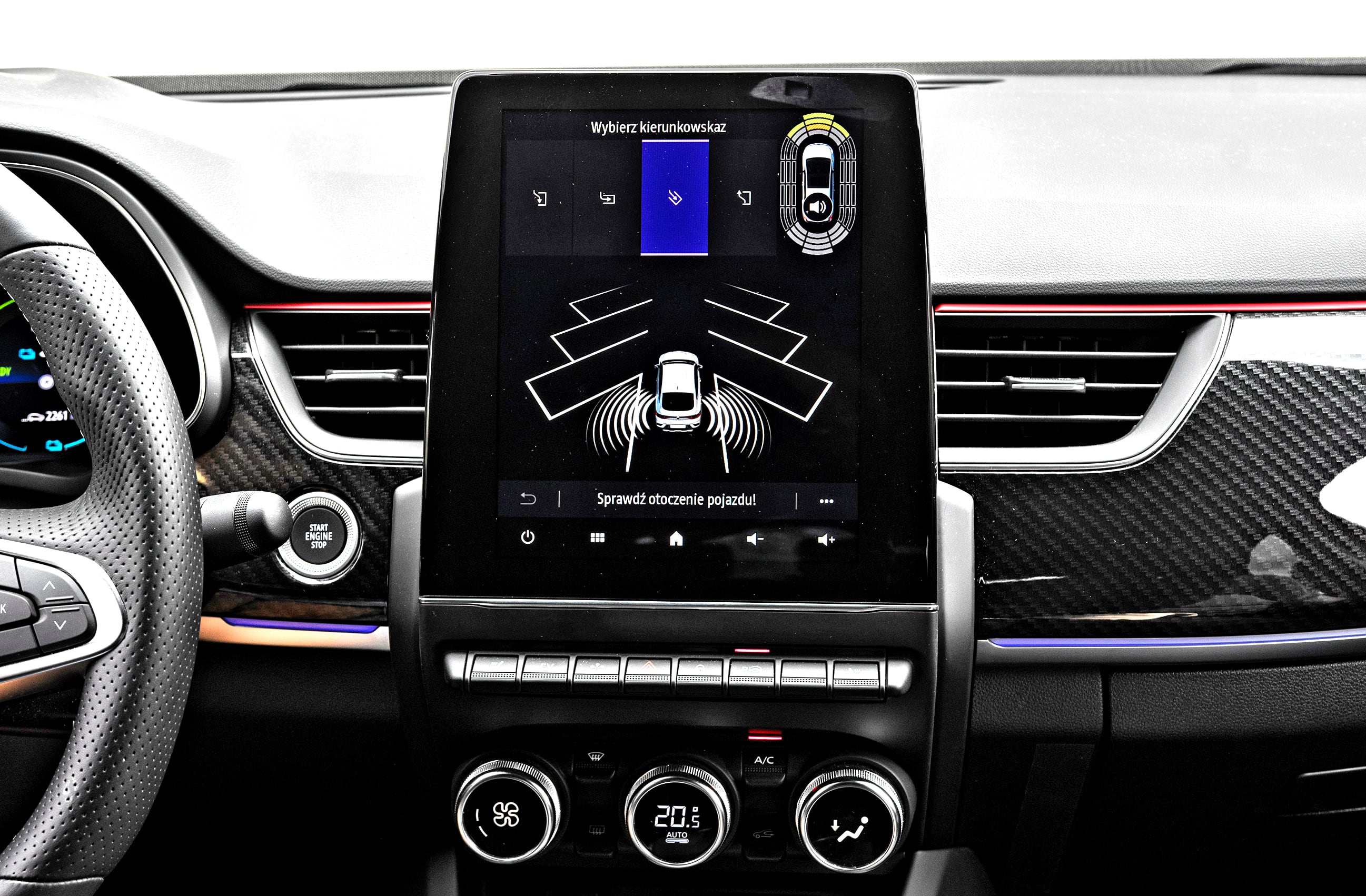 Renault Arkana E-Tech 145 R.S. Line – asystent parkowania