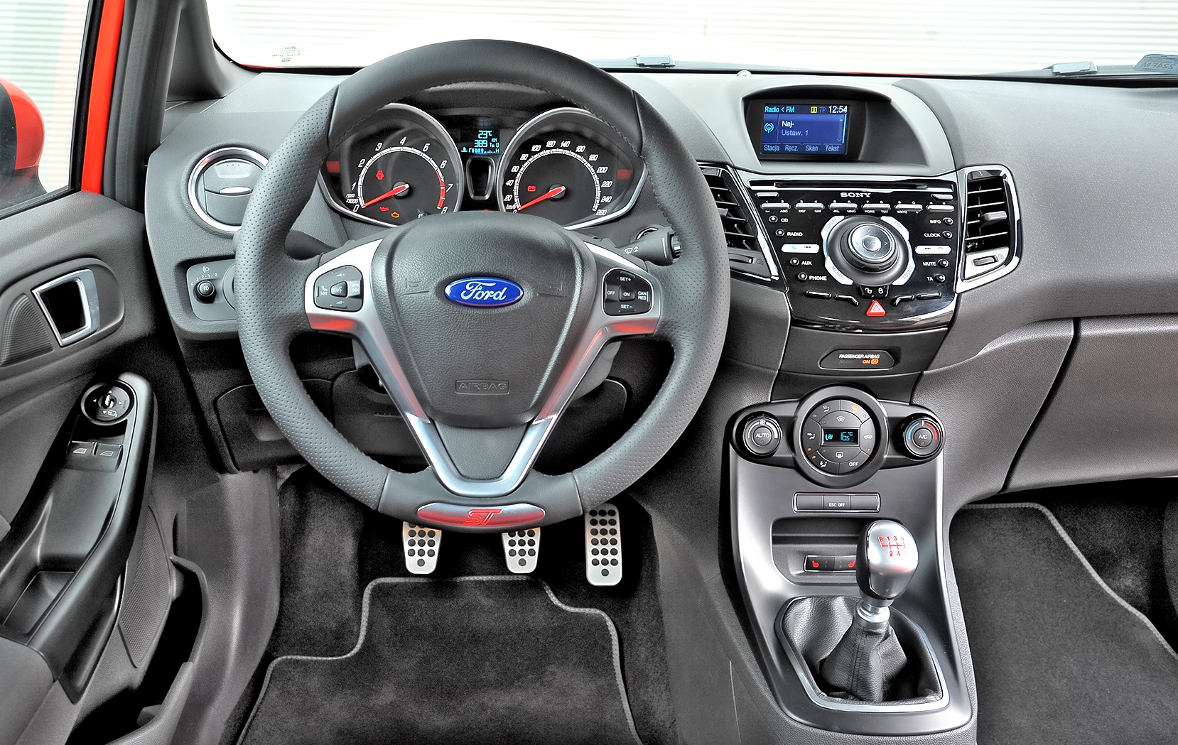 ford fiesta st deska