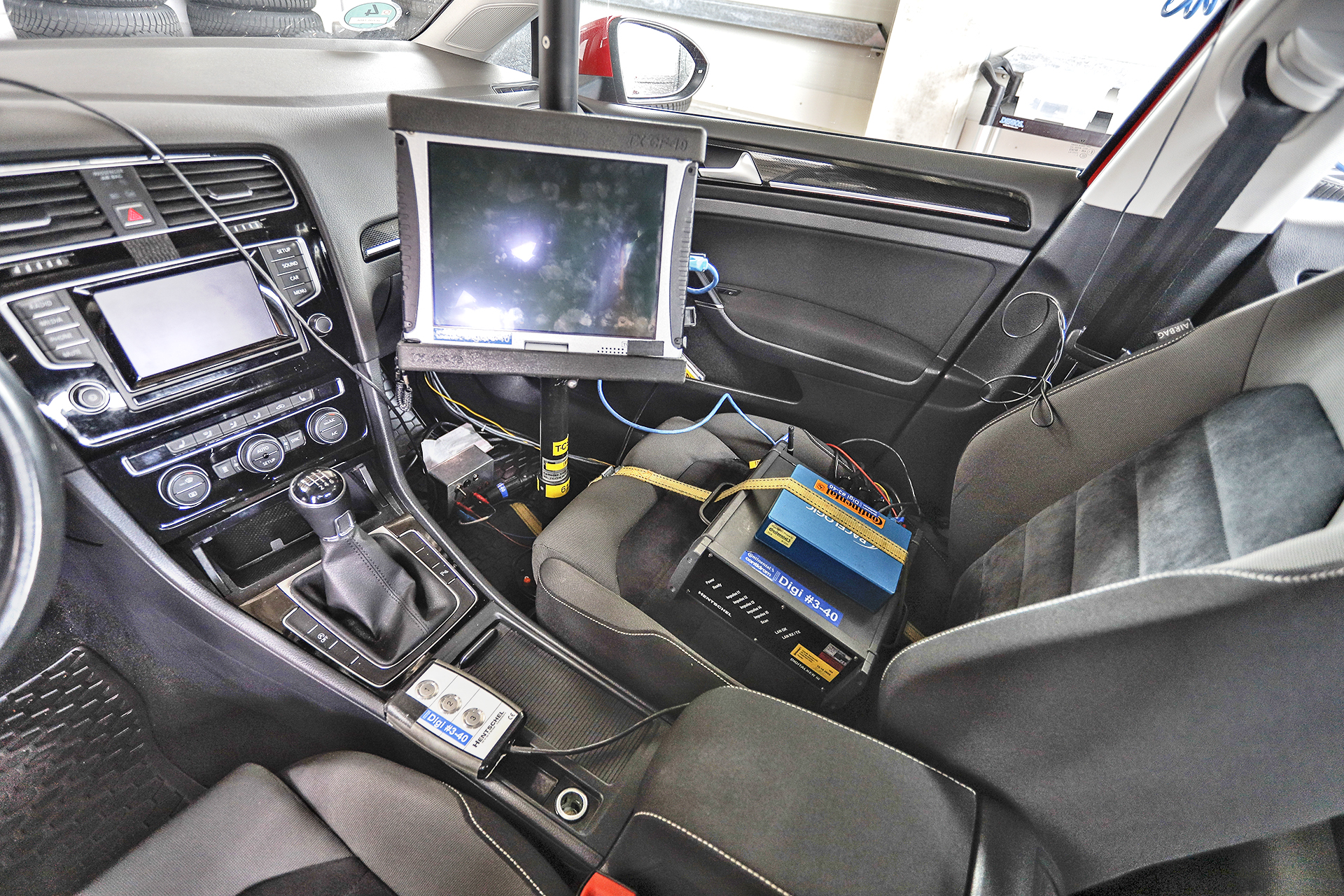 test opon sprzet pomiarowy