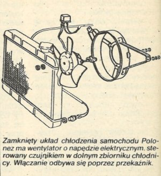 Polonez układ chłodzenia rysunek