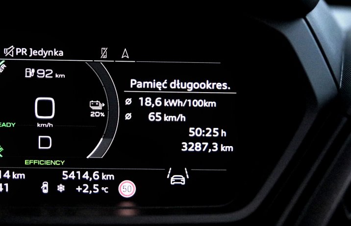 Audi Q4 40 e-tron S line – dane o zużyciu energii