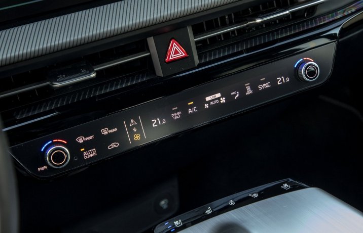 Kia EV6 77,4 kWh AWD – obsługa wentylacji