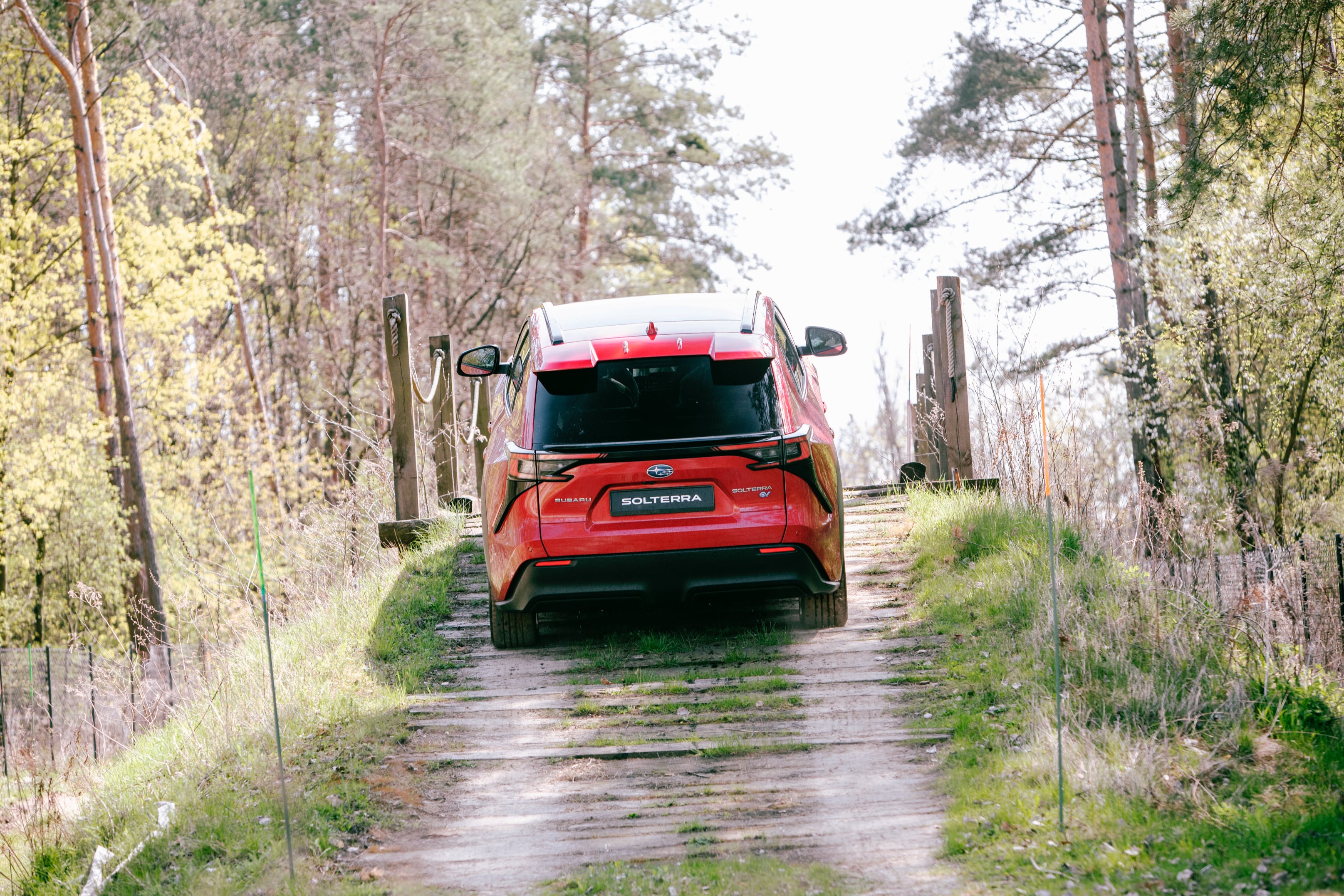 Subaru Soltera podjazd pod wzniesienie tył