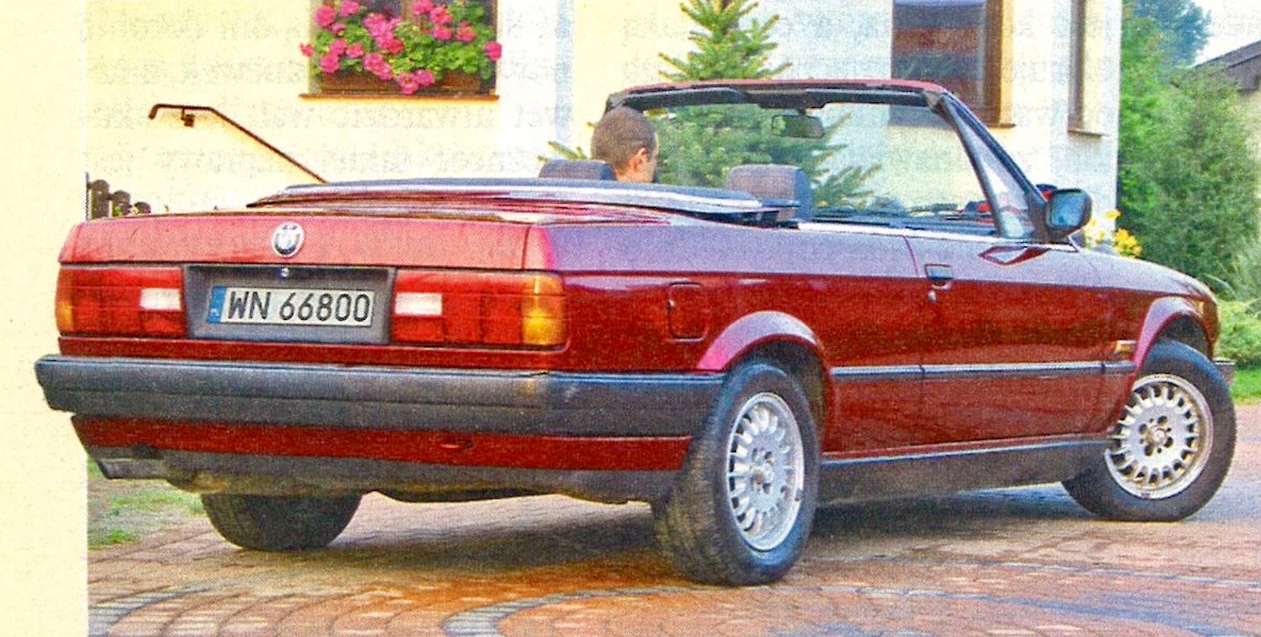 BMW serii 3 E30 Cabrio tył i bok