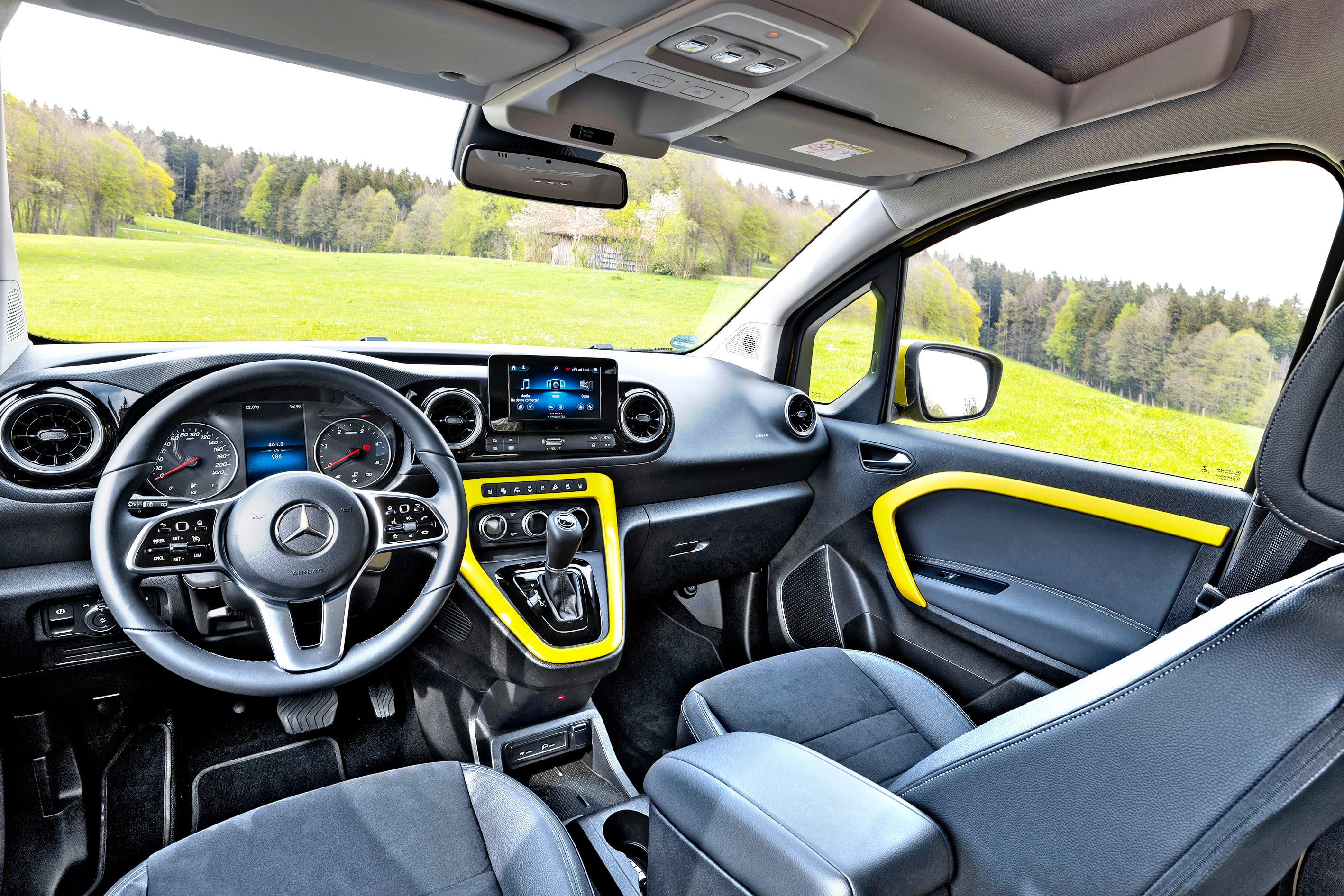 Mercedes klasy T – deska rozdzielcza