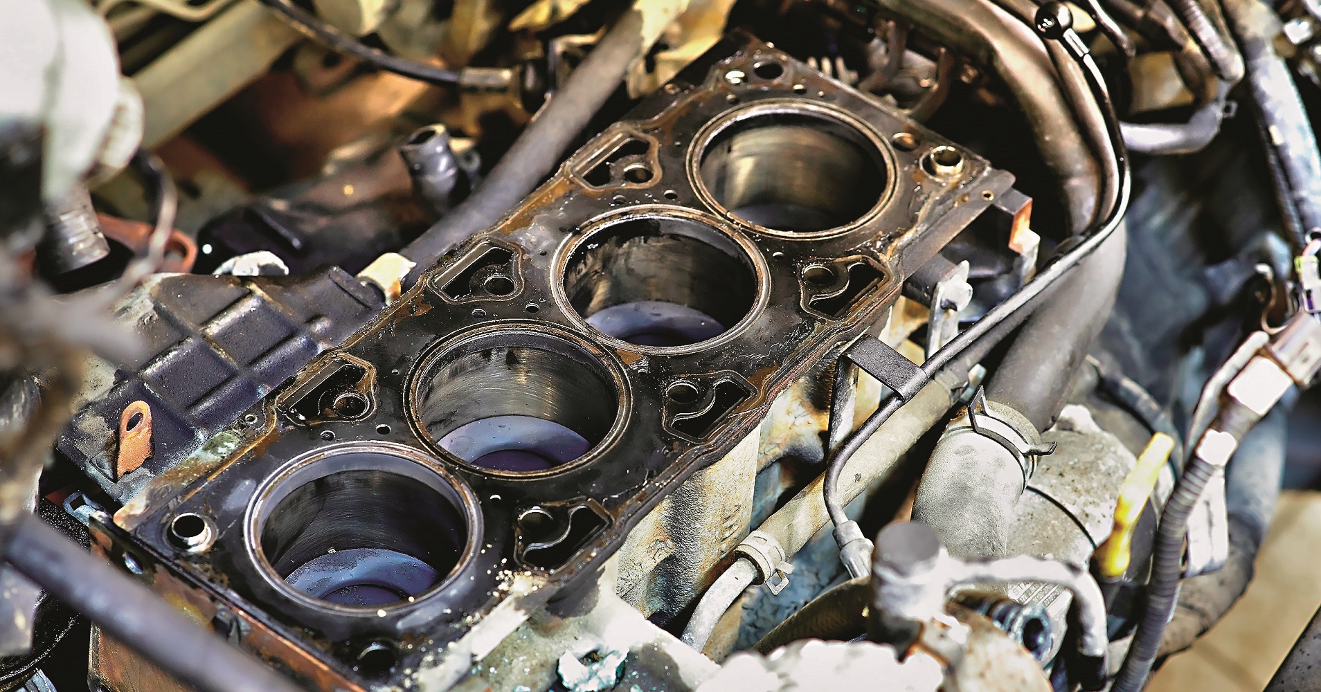 silnik ze zdjeta glowica