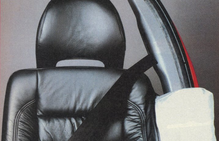 Volvo 850 T5 – fotel z odpalonym airbagiem