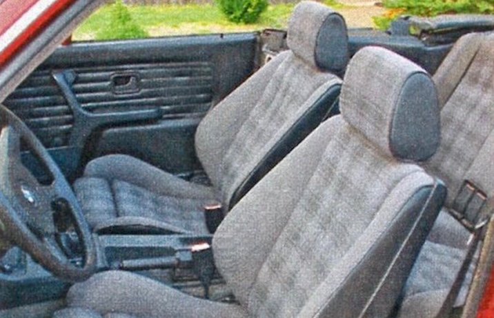 BMW serii 3 Cabriolet (E30) fotele