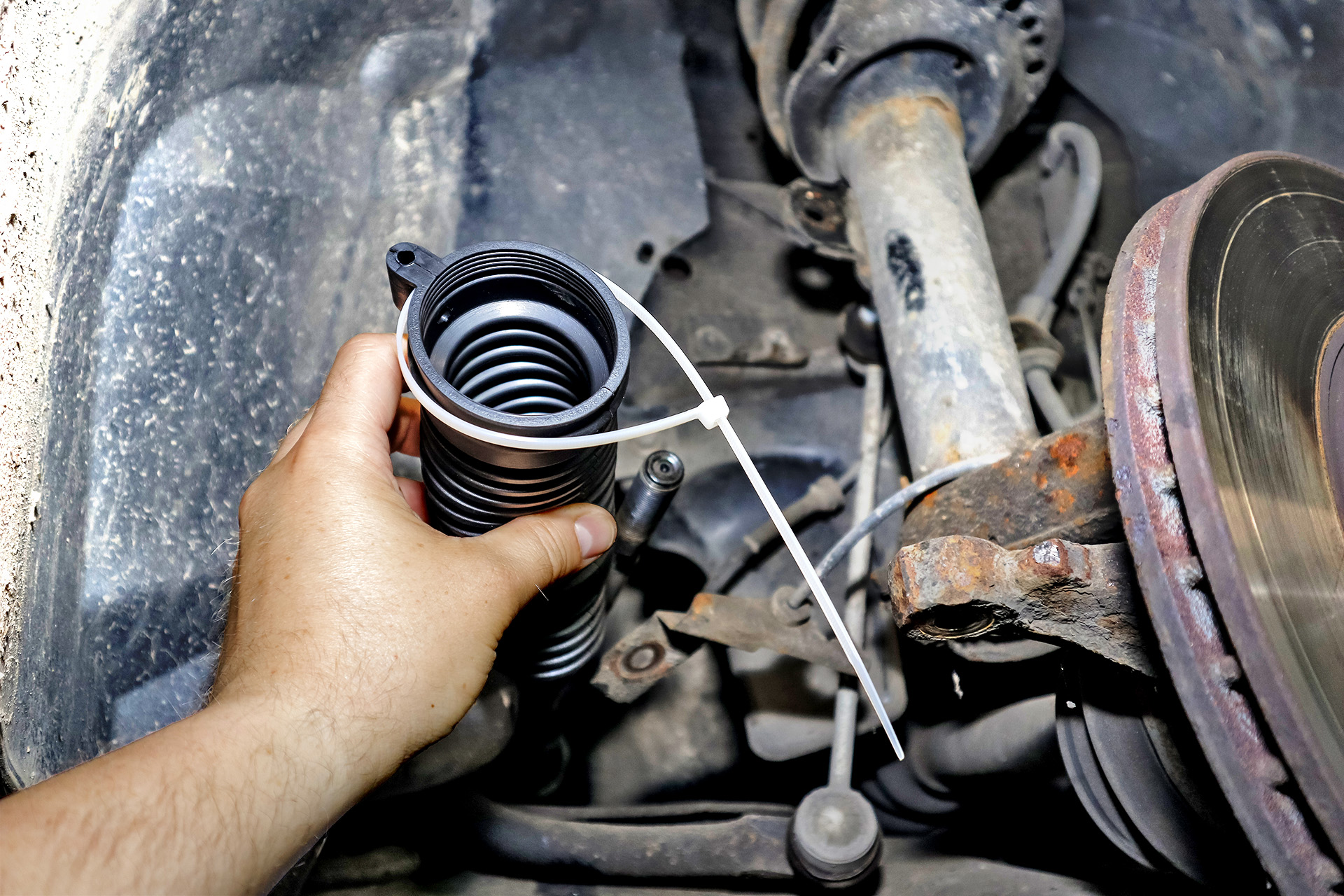 zabezpieczenie oslon gumowych