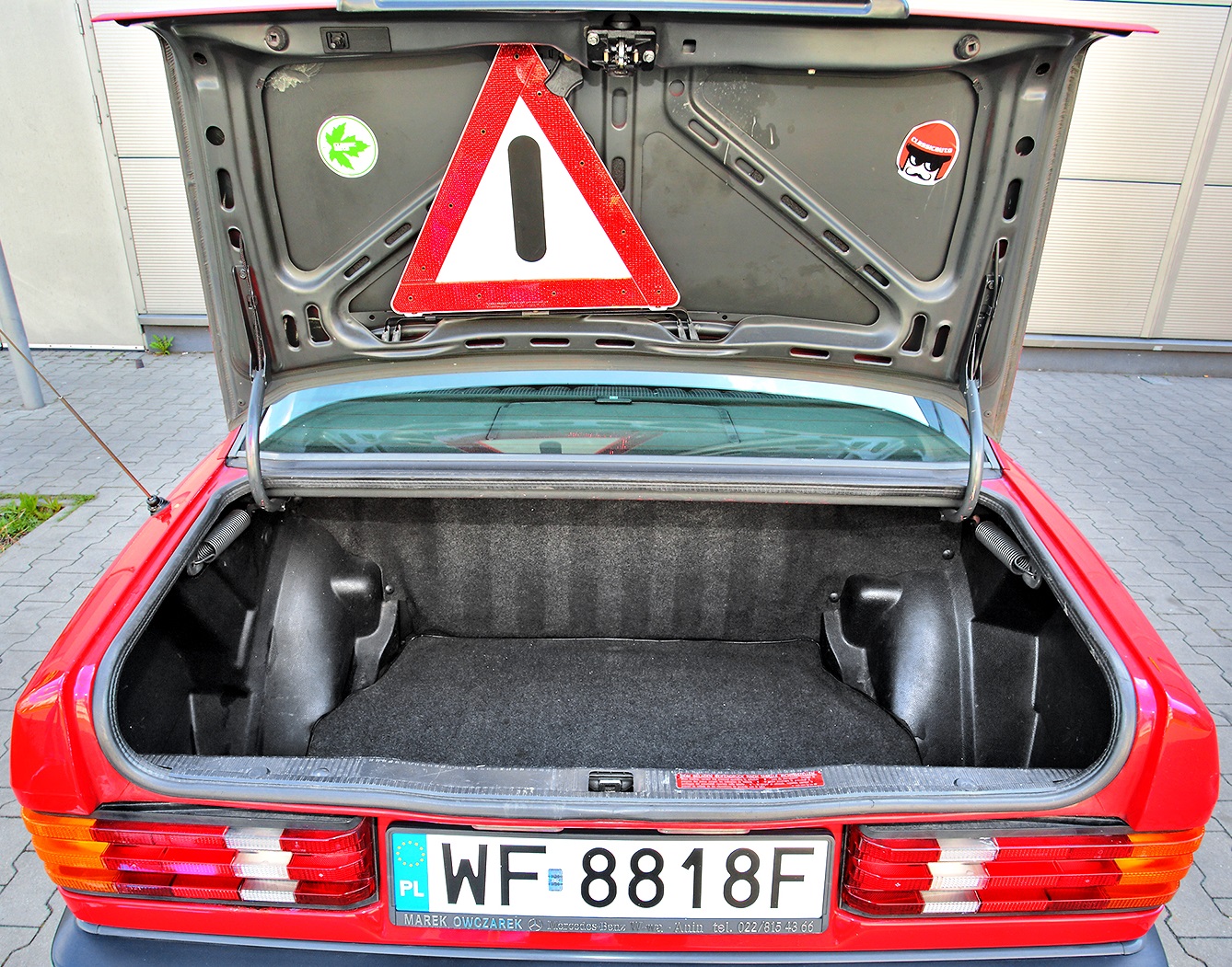 mercedes 190 bagaznik