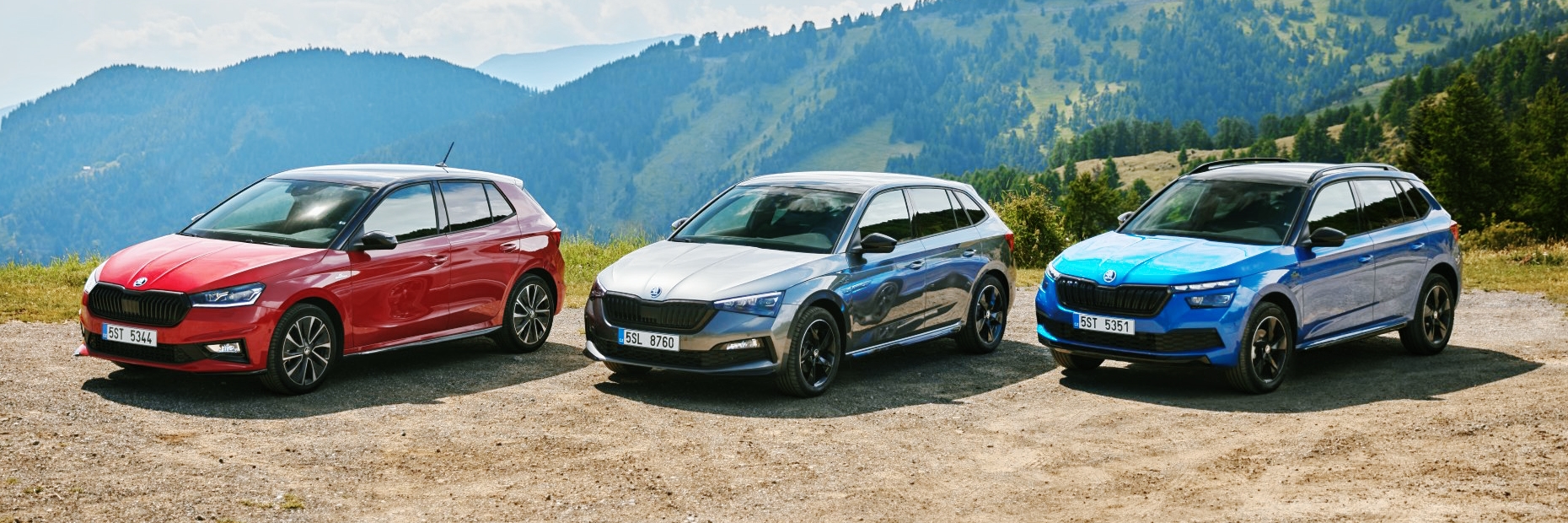 Skody Monte Carlo Fabia Scala Kamiq