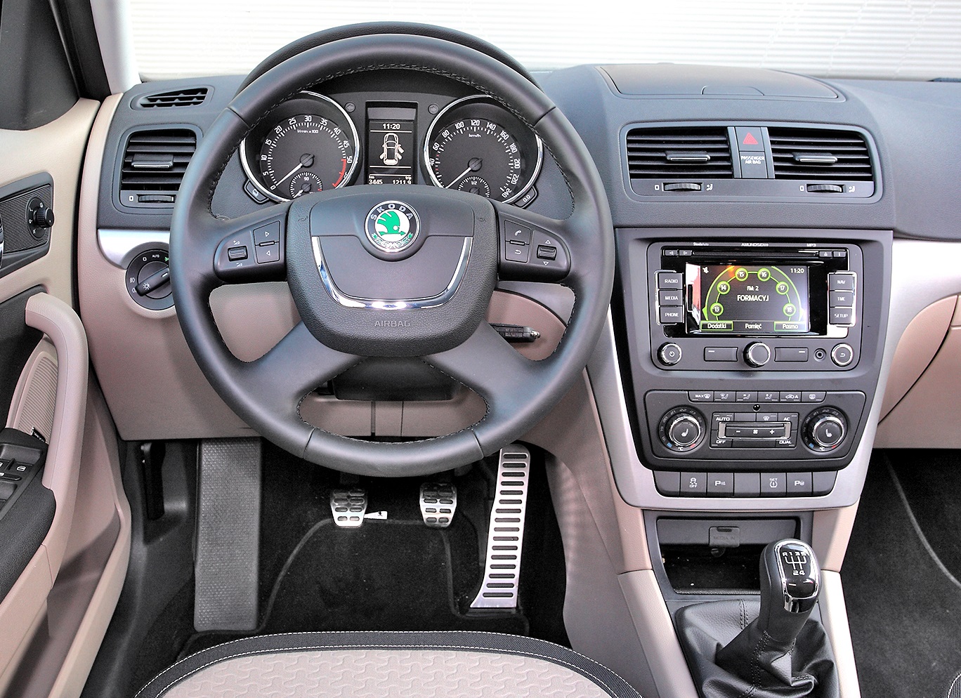 skoda yeti deska
